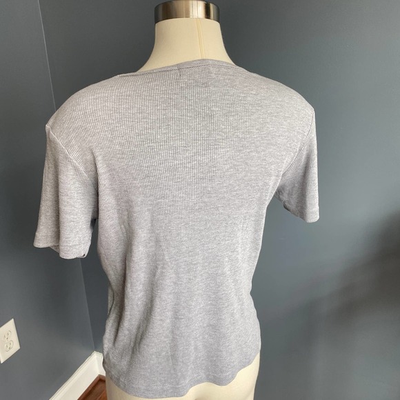 PHD vintage ribbed gray t shirt, size Medium - Picture 2 of 6